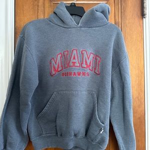 Miami University ‘vintage-looking’ hoodie